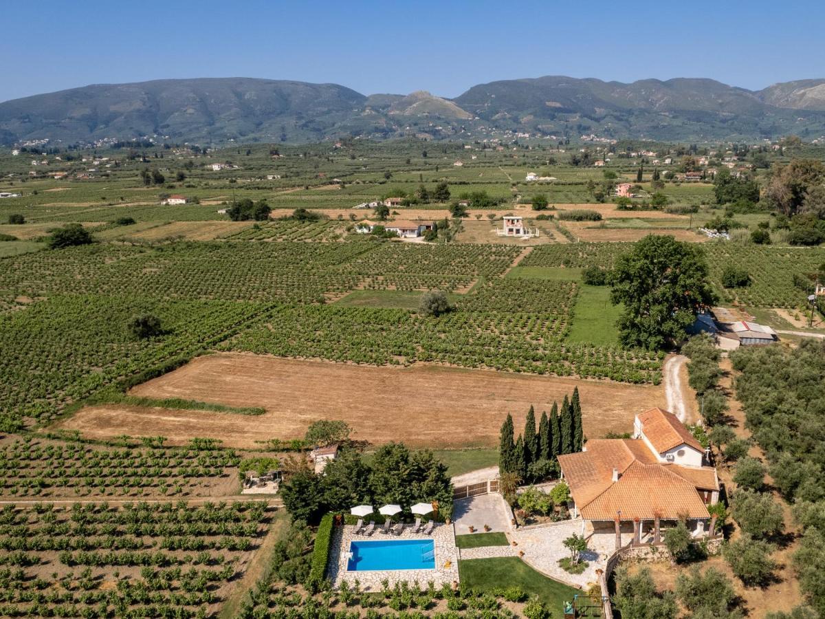 Villa In Pietra Kalamaras Makhairádhon エクステリア 写真